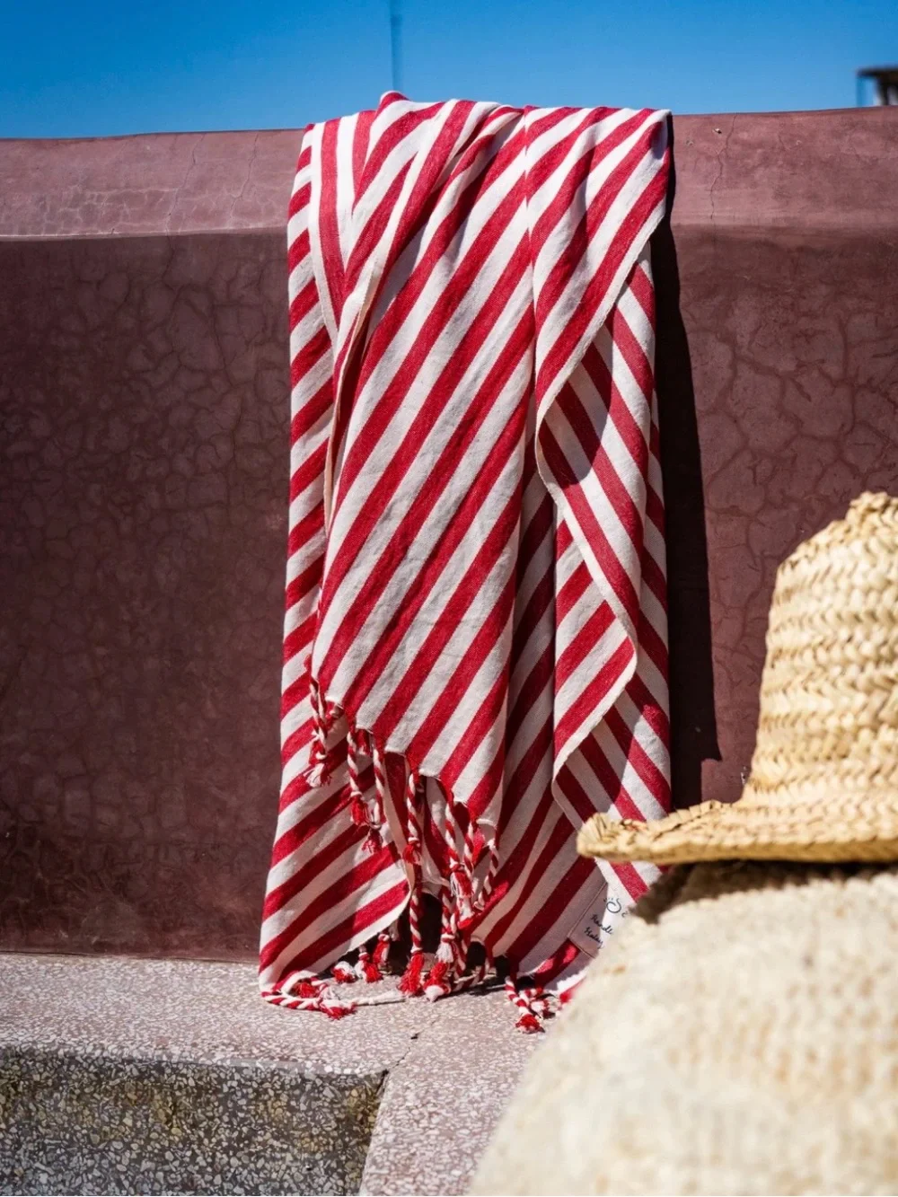 SABAH Peshtemal Fethiye Turkish Handloomed Cotton Striped Towel #0501267